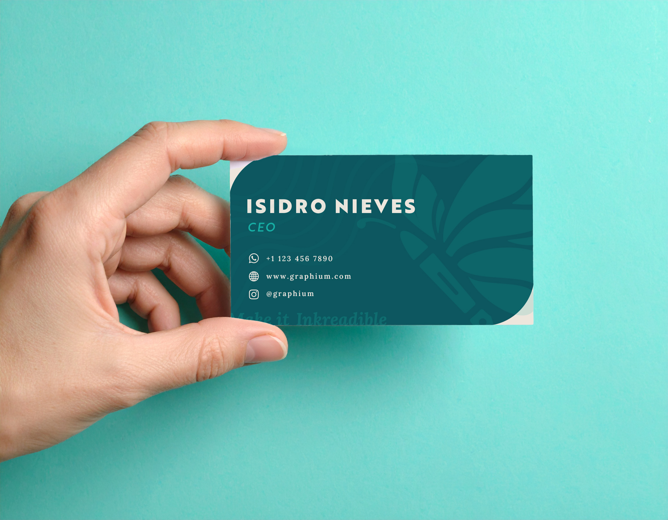 tarjeta mock up isidro